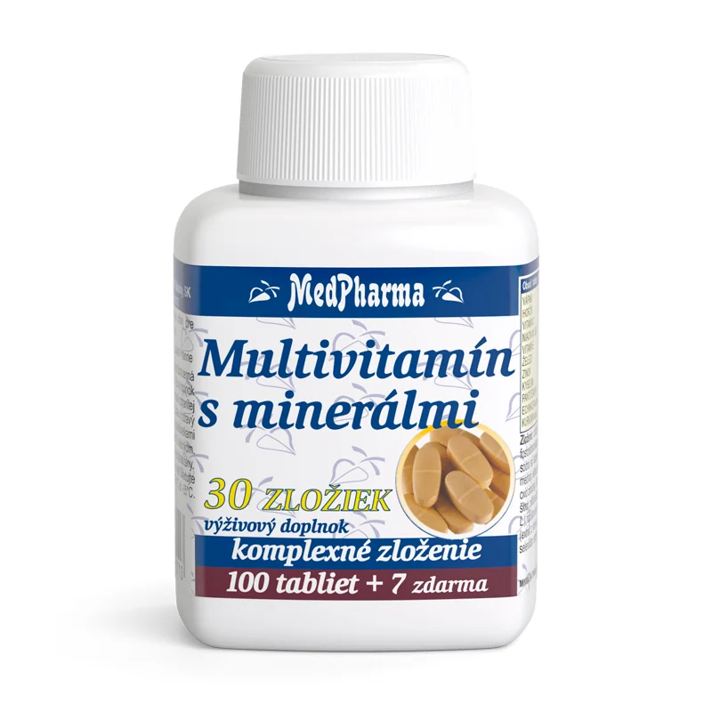 MedPharma MULTIVITAMÍN S MINERÁLMI 30 ZLOŽIEK