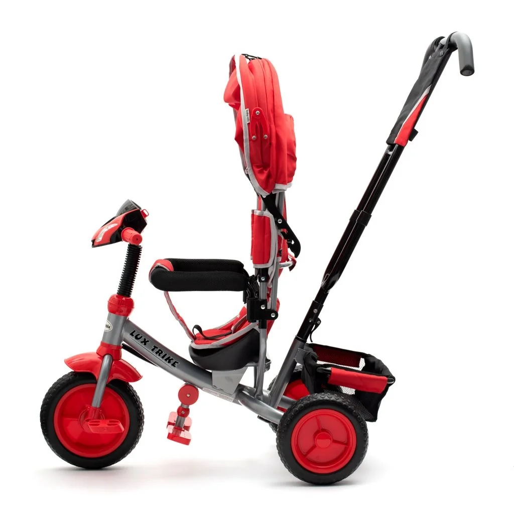 Detská trojkolka so svetlami Baby Mix Lux Trike červená , 20C45765 