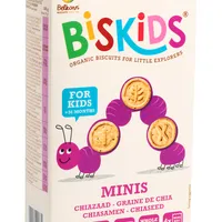 Belkorn BISkids – BIO detské celozrnné mini sušienky s chia semienkami