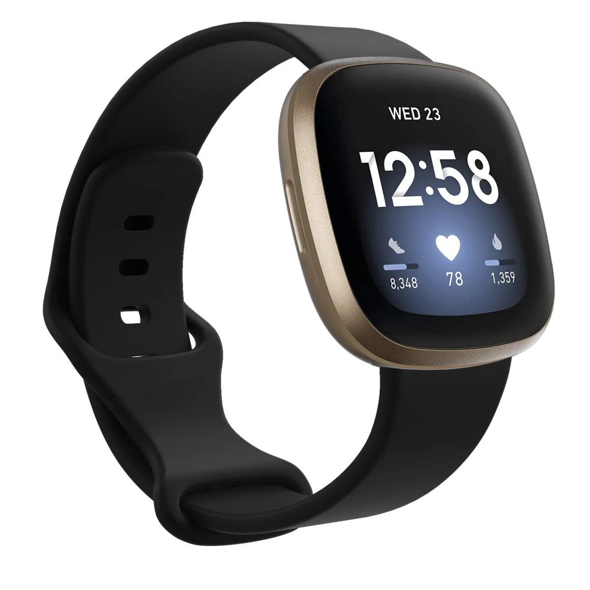 BStrap Silicone (Large) remienok na Fitbit Versa 3 black