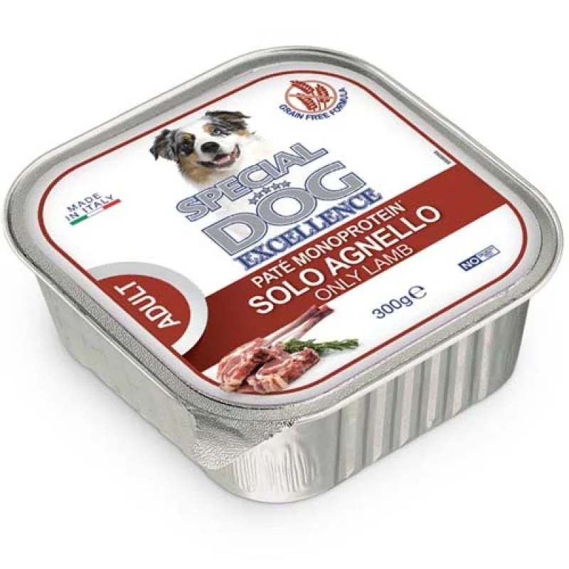 MONGE SPECIAL DOG EXCELLENCE pate MONOPROTEIN čisto jahňacie 300g grain free vanička