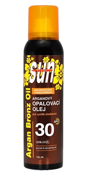 SUN ARGAN suchý opaľovací OLEJ SPF30