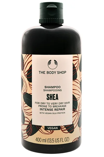 The Body Shop Šampón proti lámaniu vlasov Shea 1×400 ml, šampón