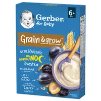 Gerber for Baby Nemliečna KAŠA Pšenično-ovsená (slivka, na dobrú noc )