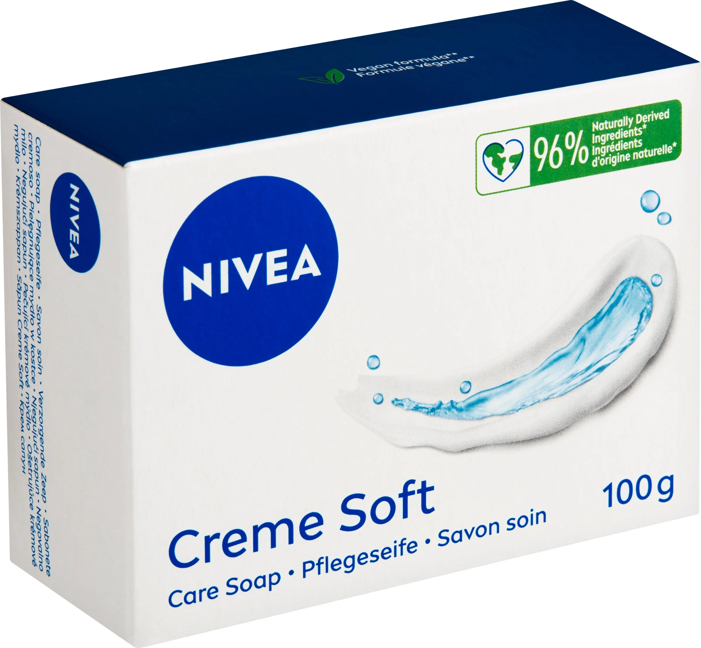 NIVEA Tuhé mydlo Creme Soft 100g 1×100 g, tuhé mydlo