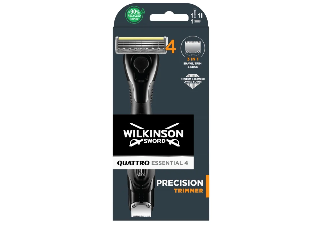 W302205400 Wilkinson Quattro Essential 4 Precision holiaci strojček