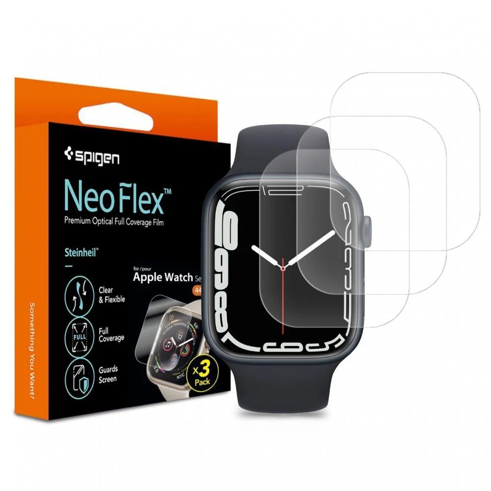 Spigen Neo Flex HD 3x ochranná fólia na Apple Watch 7 (45mm) 