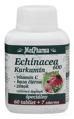 MedPharma ECHINACEA 600 Forte - Kurkumín