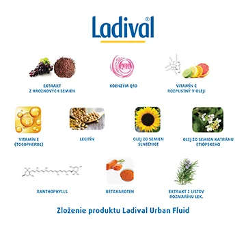 LADIVAL Urban Fluid OF 50+ 1×50 ml, krém na tvár, OF 50+