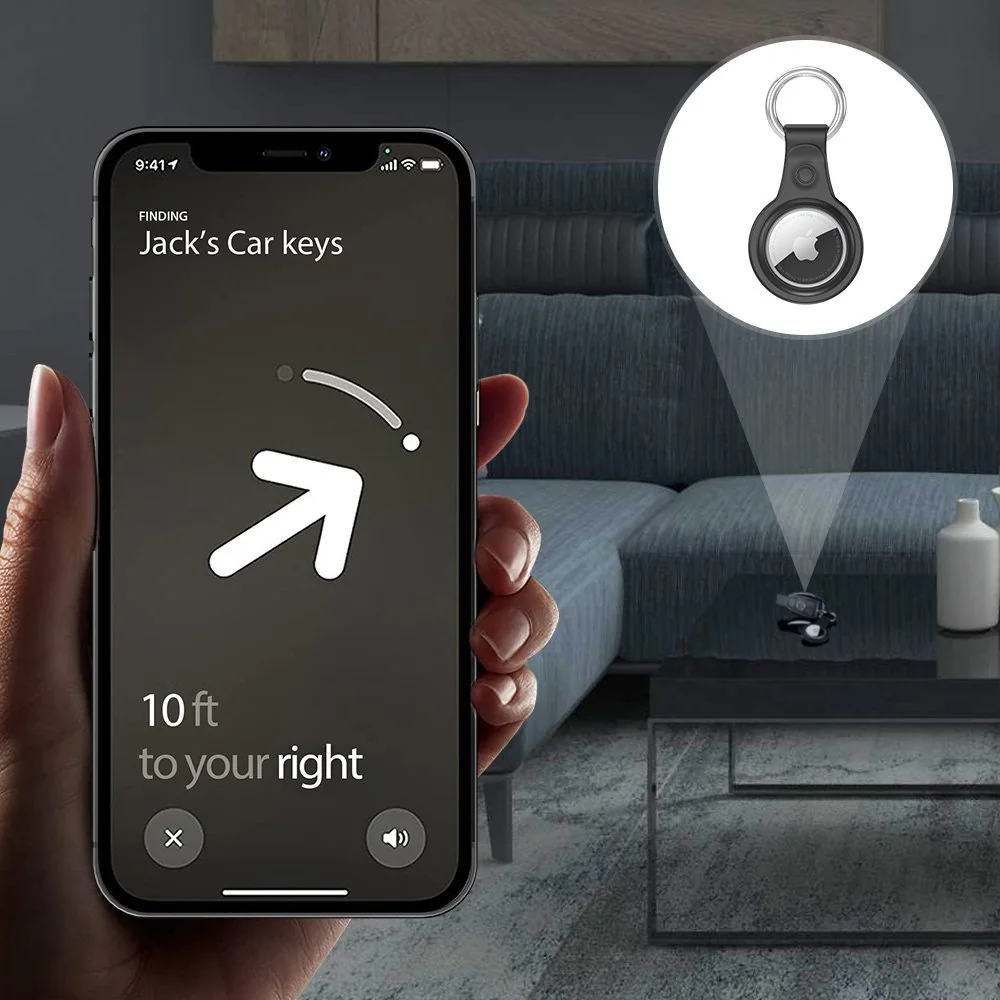 Dux Ducis Key Ring 4x kryt na Apple AirTag 