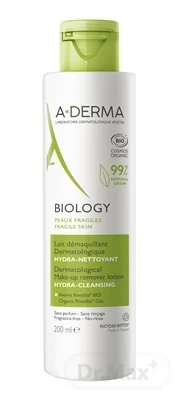 A-DERMA BIOLOGY odličovacie mlieko HYDRATAČNÉ