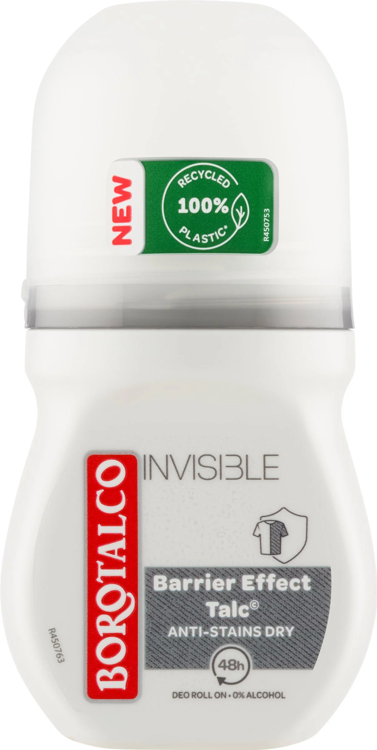 BOROTALCO Invisible roll-on 1×50 ml, dezodorant