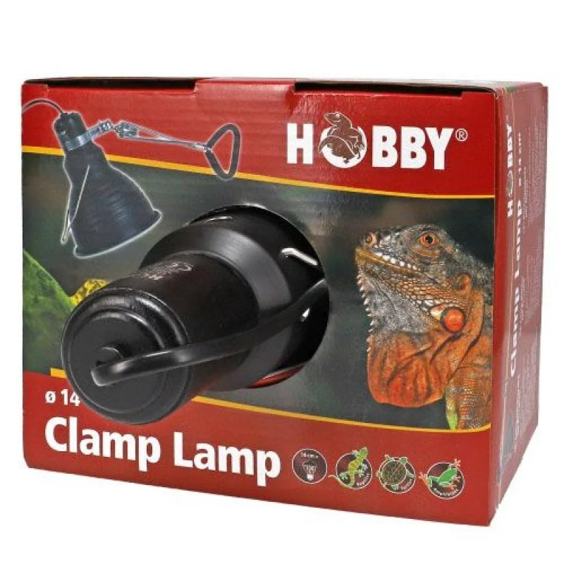 HOBBY Clamp Lamp 14 cm bezpečná lampa do terária 