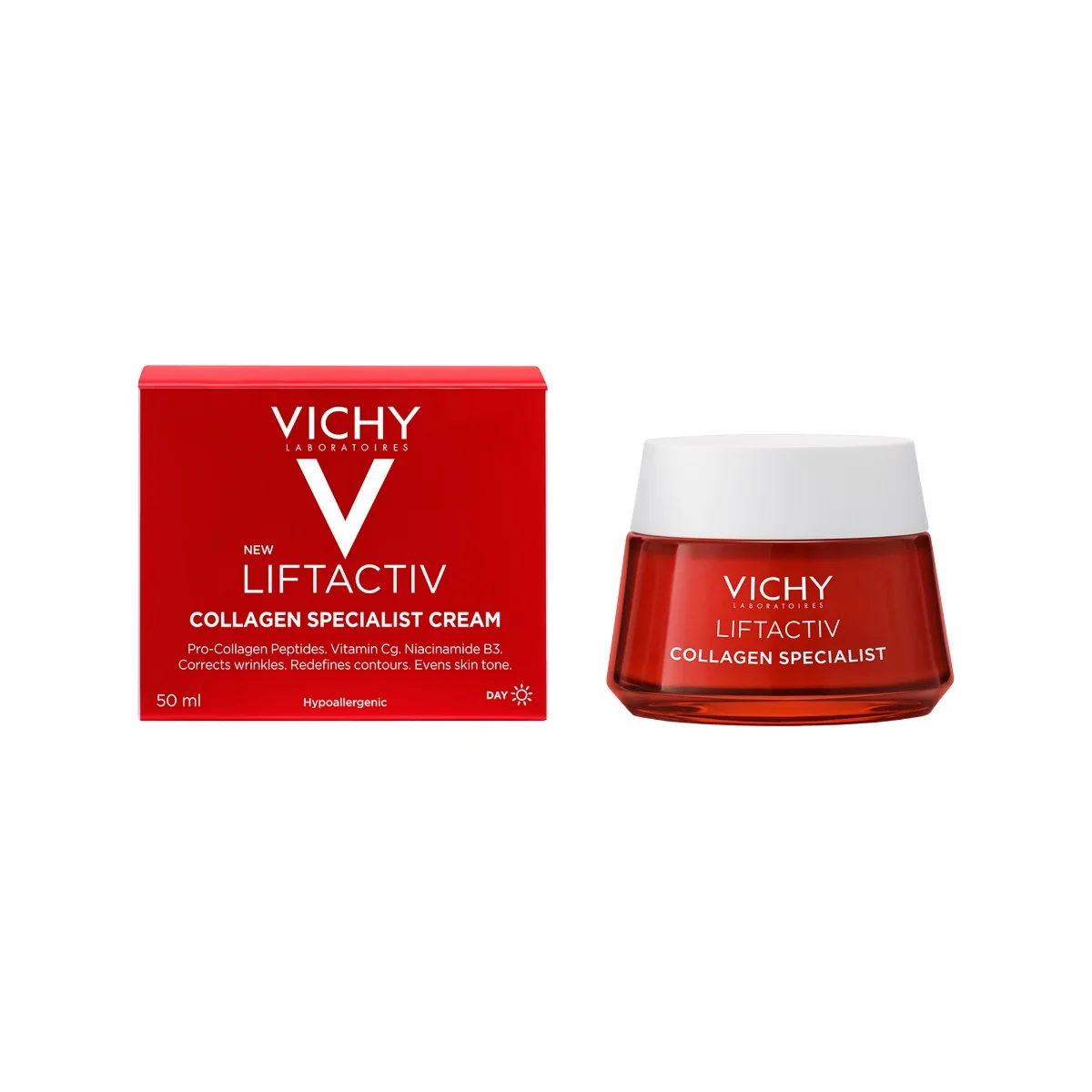 Vichy LIFTACTIV Collagen specialist Komplexný krém proti vráskam a strate kolagénu v pleti 50 ml 1×50 ml, denný krém proti vráskam