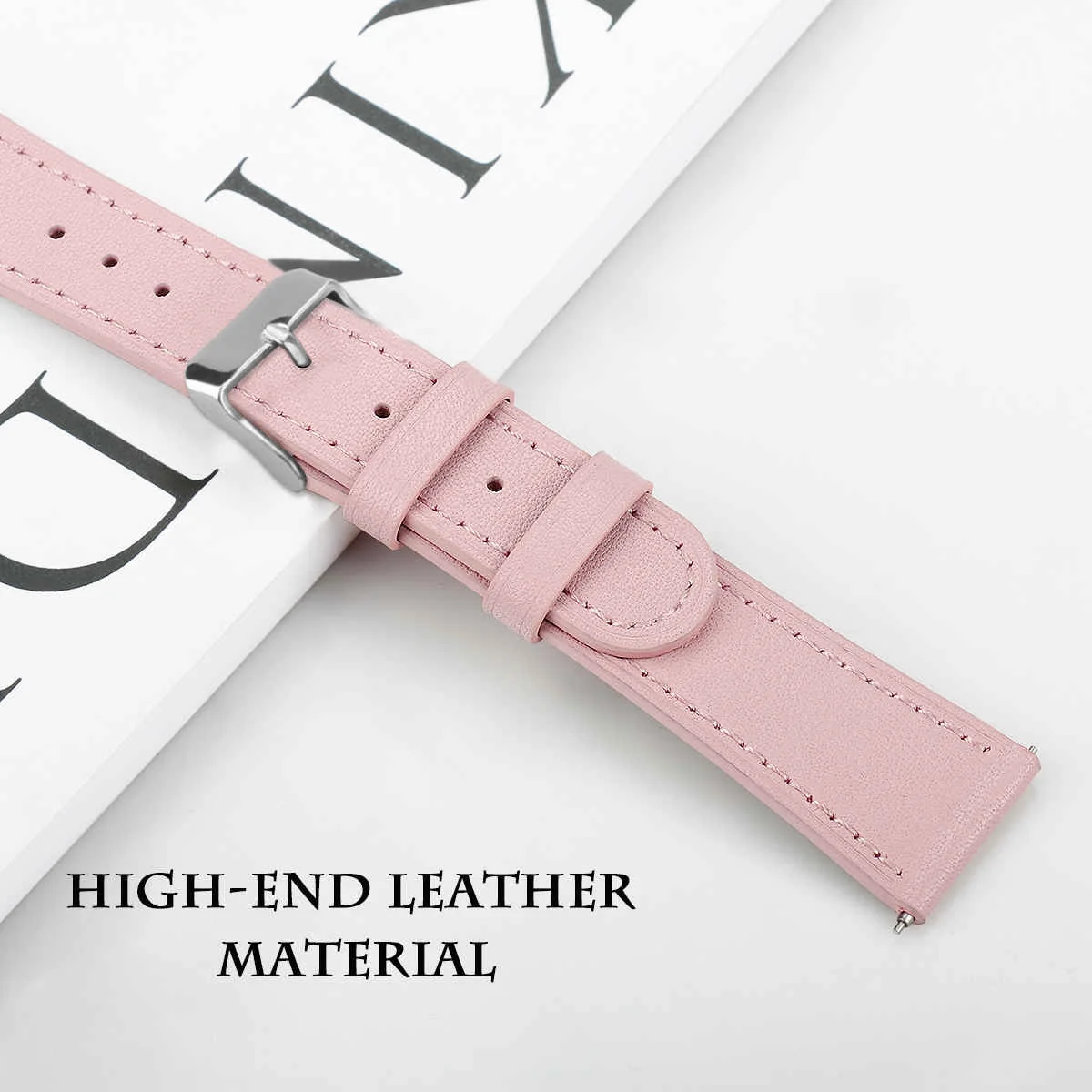 BStrap Leather Italy remienok na Xiaomi Amazfit GTR Mini pink