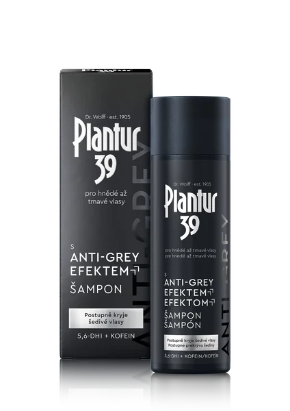 Plantur 39 Šampon s Anti-Grey efektem 1×200 ml, šampón proti šediveniu vlasov