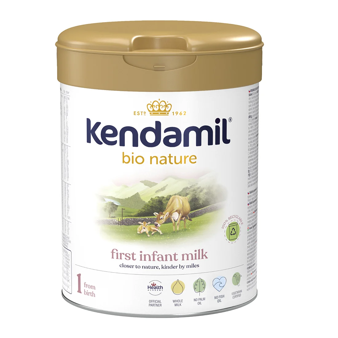 Kendamil BIO Nature 1 (800 g) 1×800 g, detská výživa