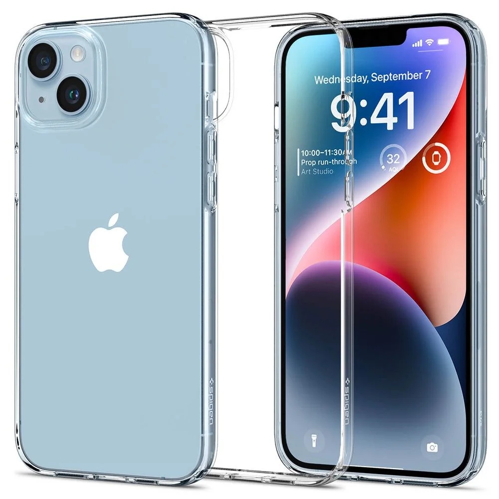 Spigen Liquid Crystal kryt na iPhone 14 Plus / 15 Plus, priesvitný 1