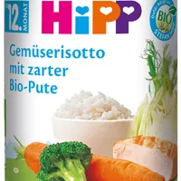 HiPP BIO Zeleninové rizoto s morčacím mäsom