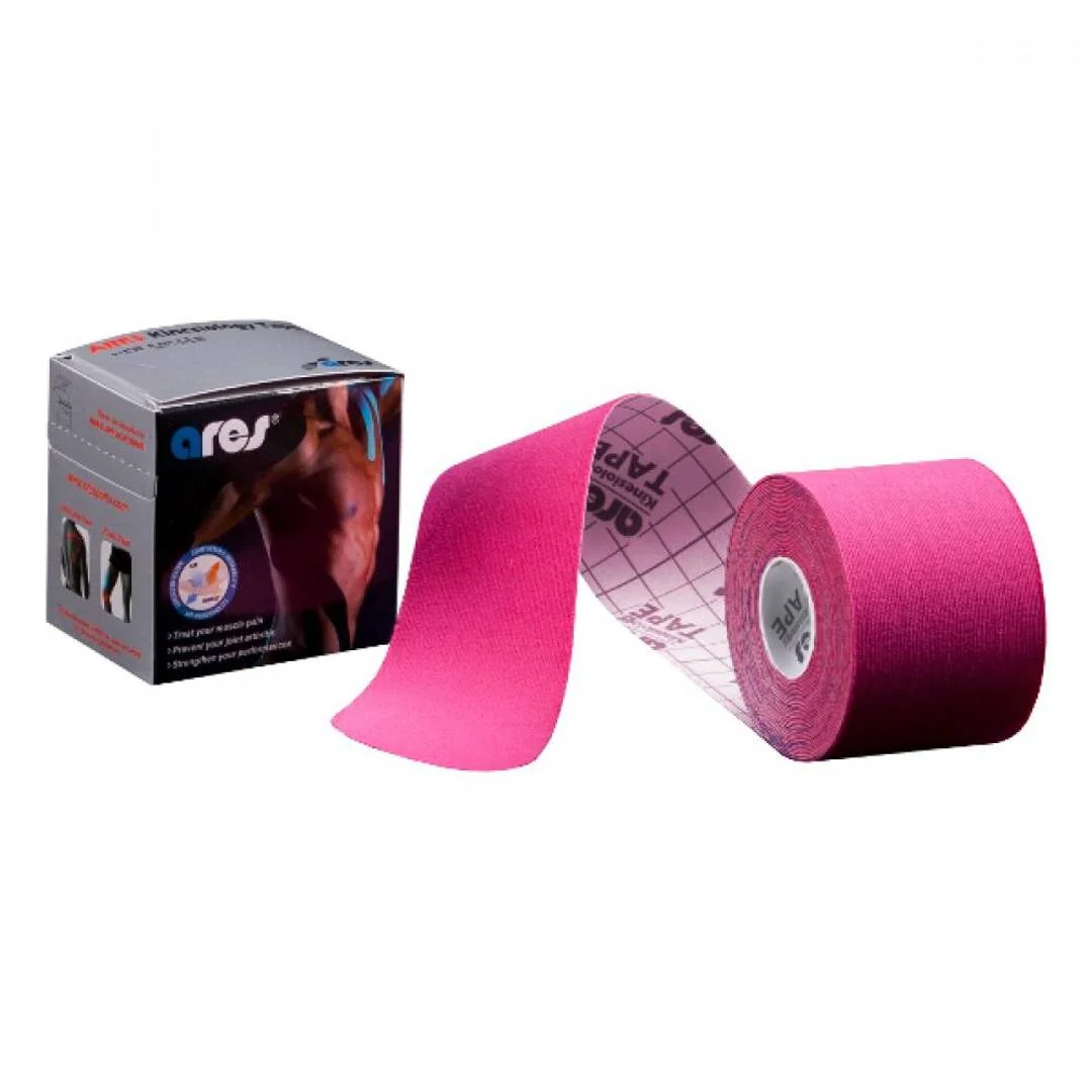 ARES Kinesio tejp 5cm x 5m ružová