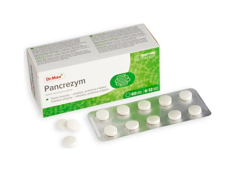 Dr. Max Pancrezym 1×60 tbl, tráviace enzýmy