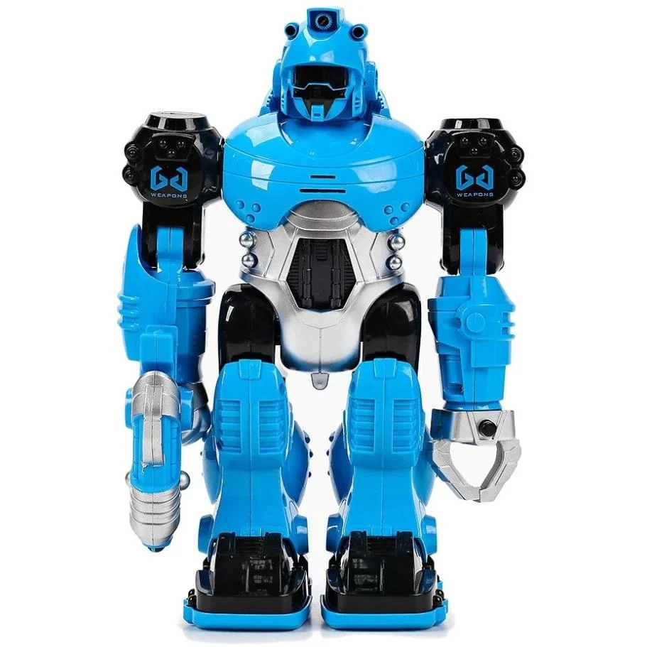 Robot Thunderbolt modrý s efektami 25cm