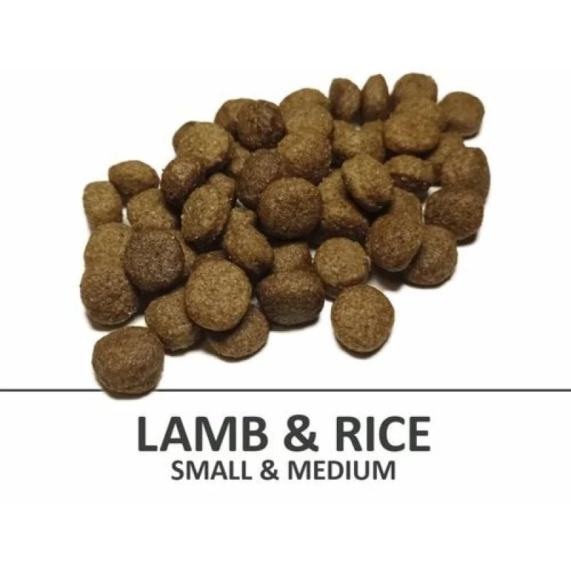 DELIKAN CD Adult Small and Medium 23/11 Lamb and Rice 1kg Kompletné superprémiové krmivo s jahňacím mäsom a ryžou pre psy stredných a malých plemien 