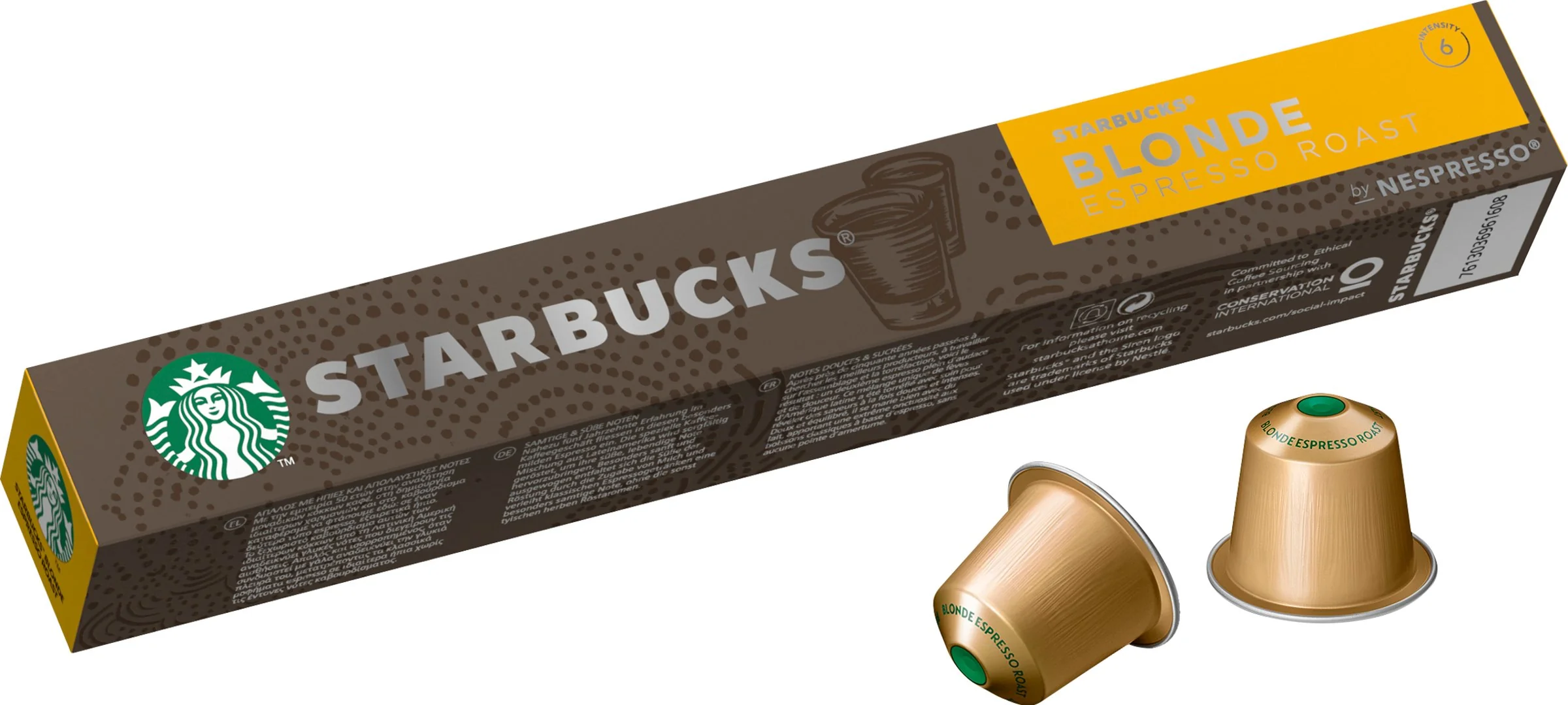 Starbucks by Nespresso Blonde Espresso Roast 1×10 ks, kávové kapsuly