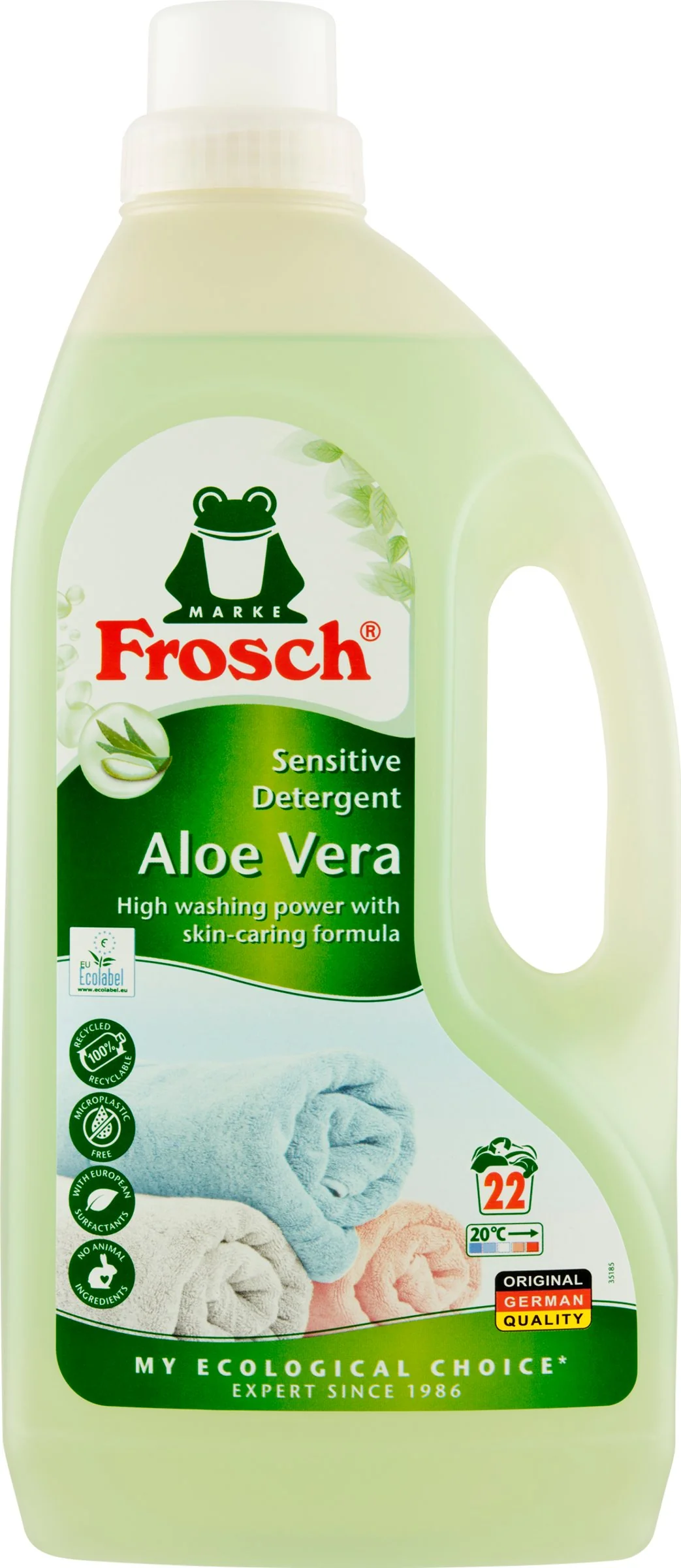 Frosch Prací prostriedok sensitive Aloe vera (EKO, 1500 ml)