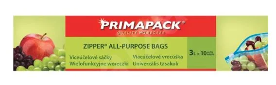 Primapack Zipper® Viacúčelové vrecúška 3L/10ks