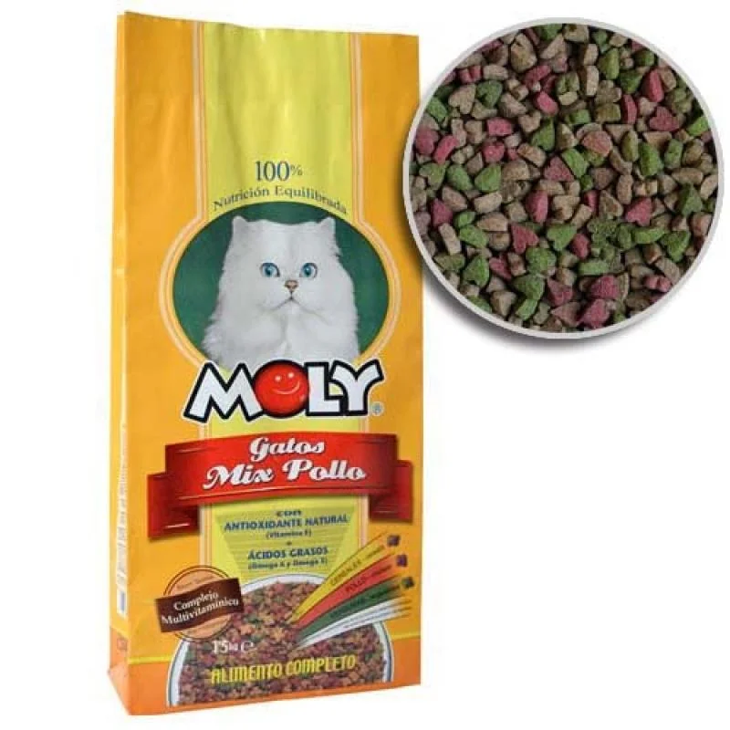 MOLY CAT CHICKEN 1,5kg kuracie krmivo pre mačky