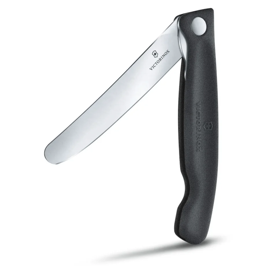 Victorinox Swiss Classic zatvárací nôž na zeleninu 11 cm, čierna 