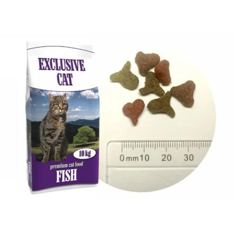 DELIKAN EXCLUSIVE CAT Fish 10kg Krmivo pre vonkajšie a vnútorné mačky s rybou 