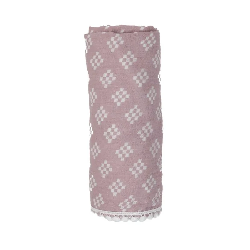 LODGER - Swaddler Tribe Muslin Rose 