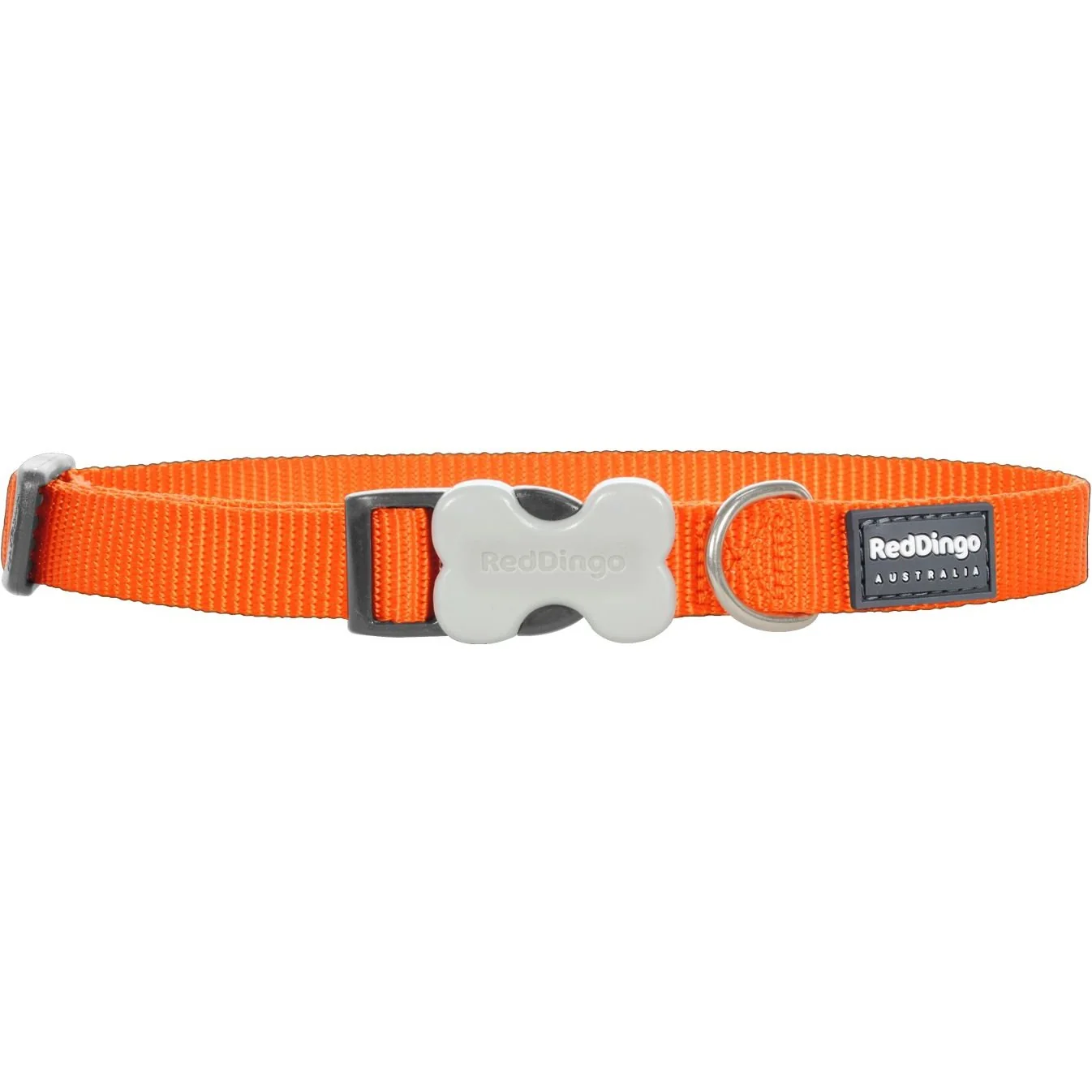 Nylonový obojok Red dingo classic oranžový, Veľkosť: XS