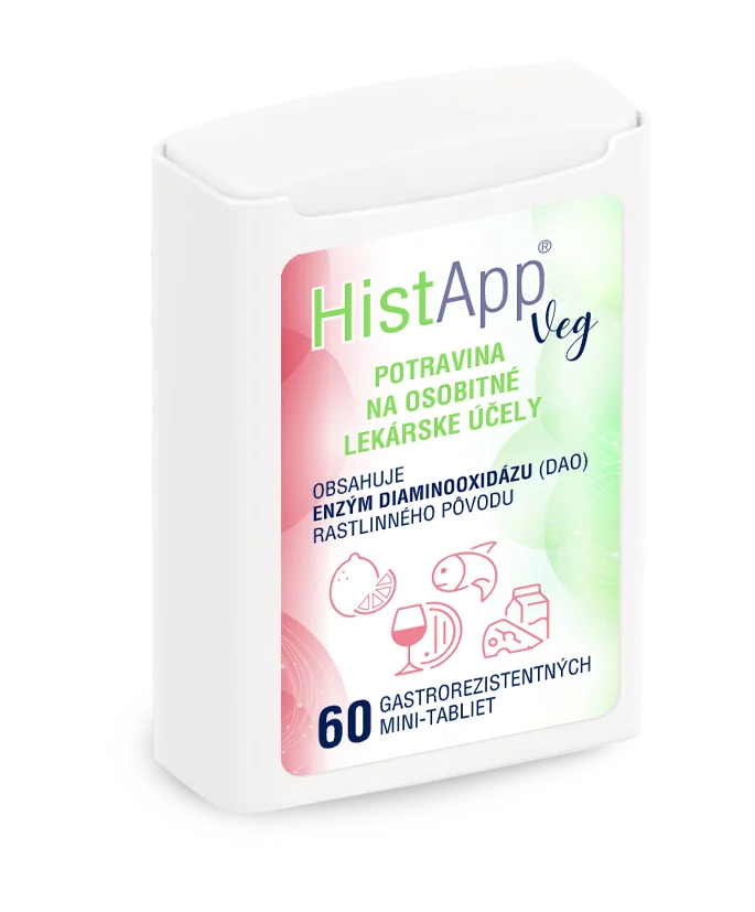 HistApp® Veg 1×60 tbl, potravina na osobitné lekárske účely