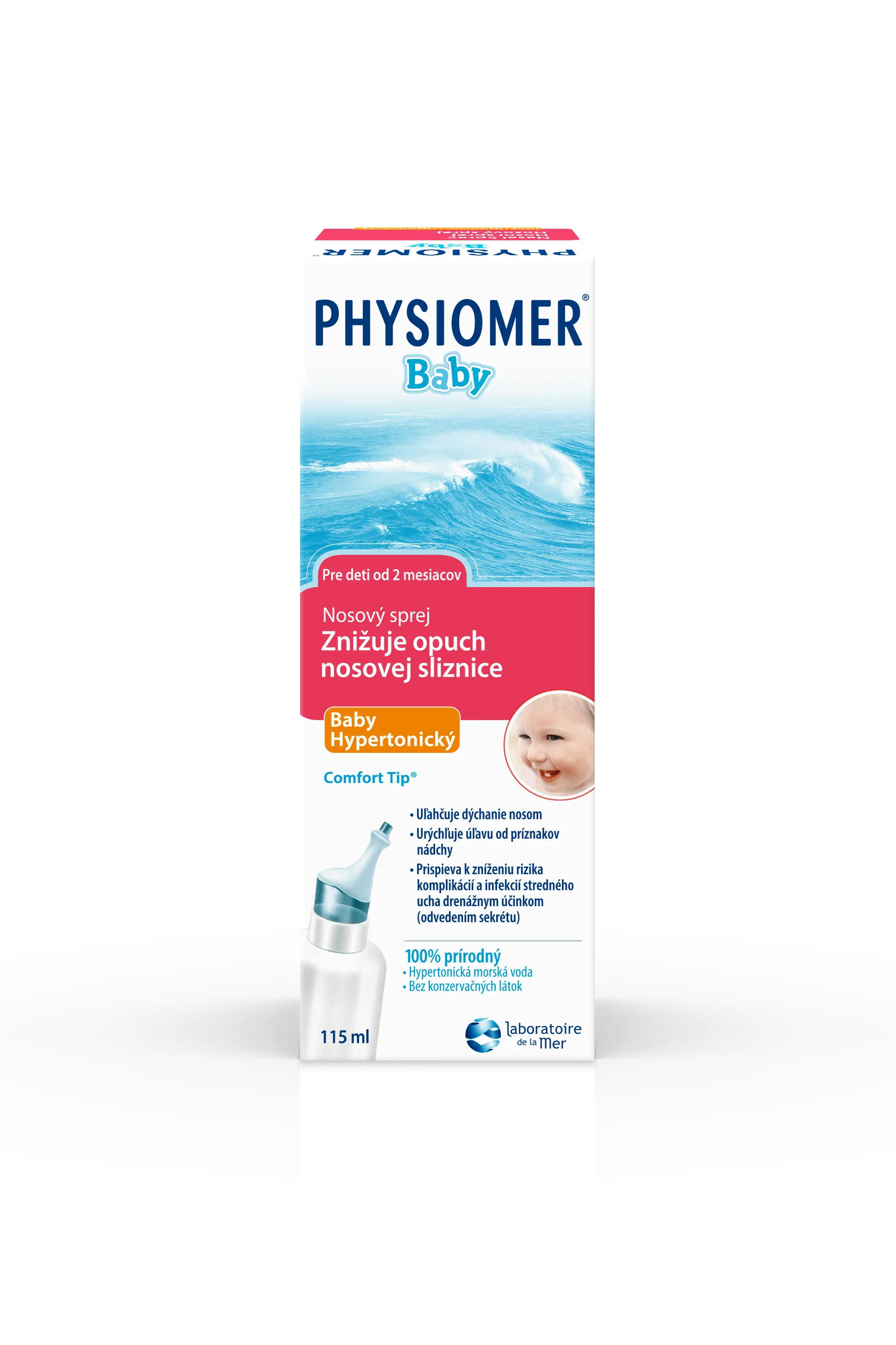 PHYSIOMER Baby hypertonický 1×115 ml, nosný sprej