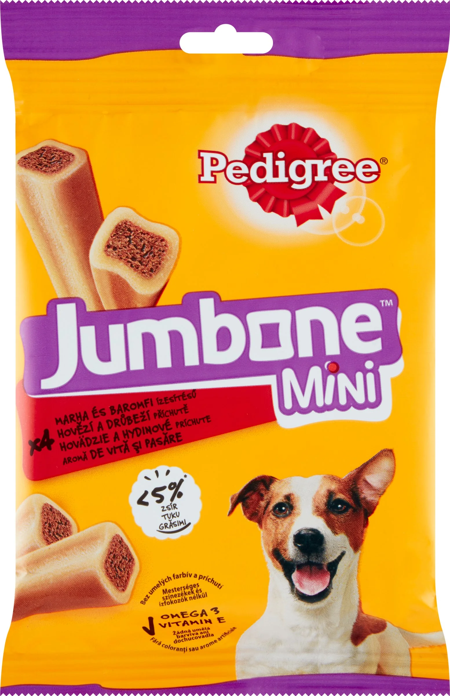 PEDIGREE pochúťka Jumbone Mini s hovädzím 160g