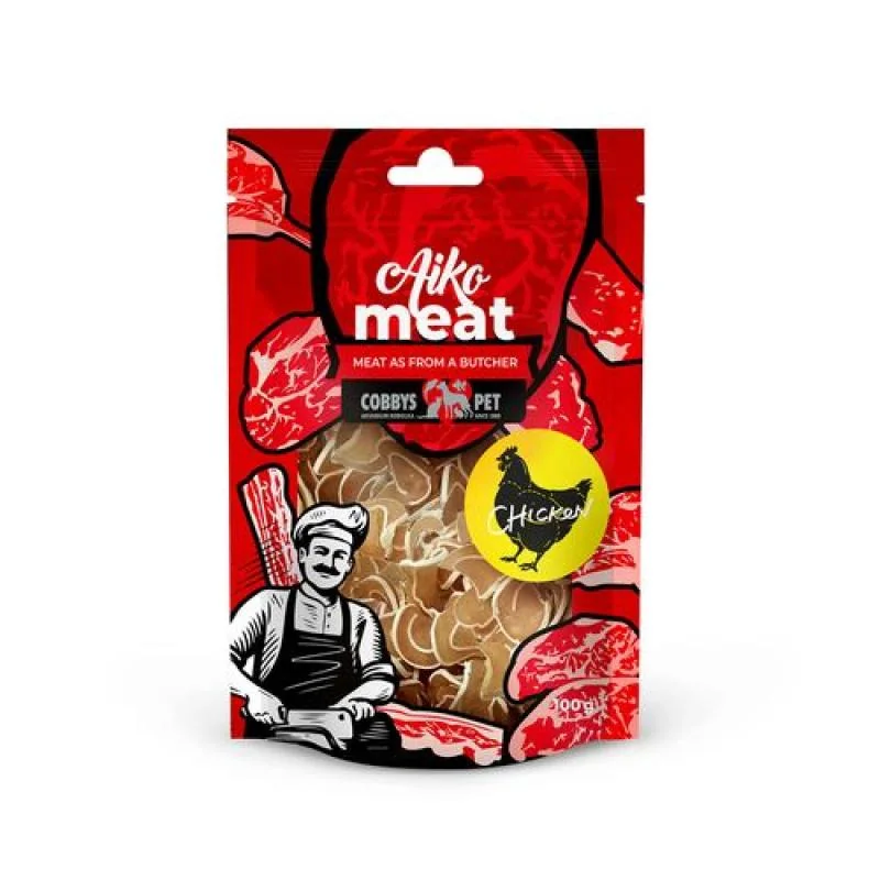 COBBYS PET AIKO Meat sušené kuracie mäso s rybou pre malé plemená 100g 