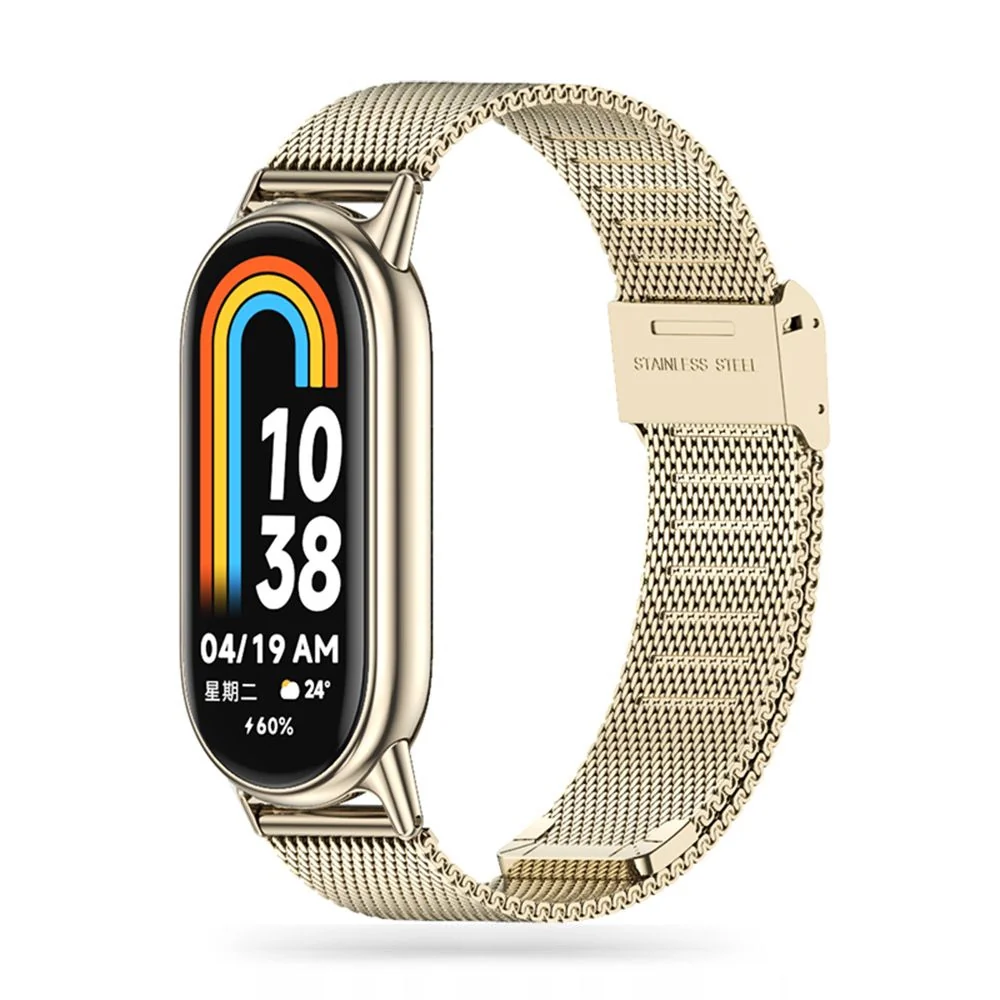 Tech-Protect Milanese remienok na Xiaomi Smart Band 8 / 9 starlight