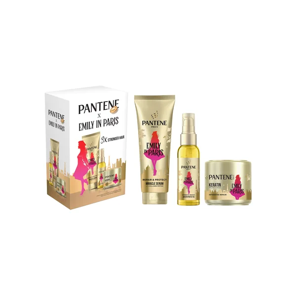 Pantene Pro-V Súprava produktov Pantene x Emily in Paris: sérum, olej a maska na vlasy