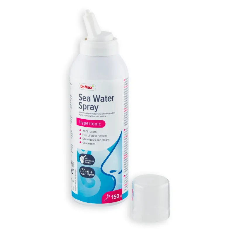 Dr. Max Sea Water Spray Hypertonic 1×150 ml, sprej na vyplachovanie nosa