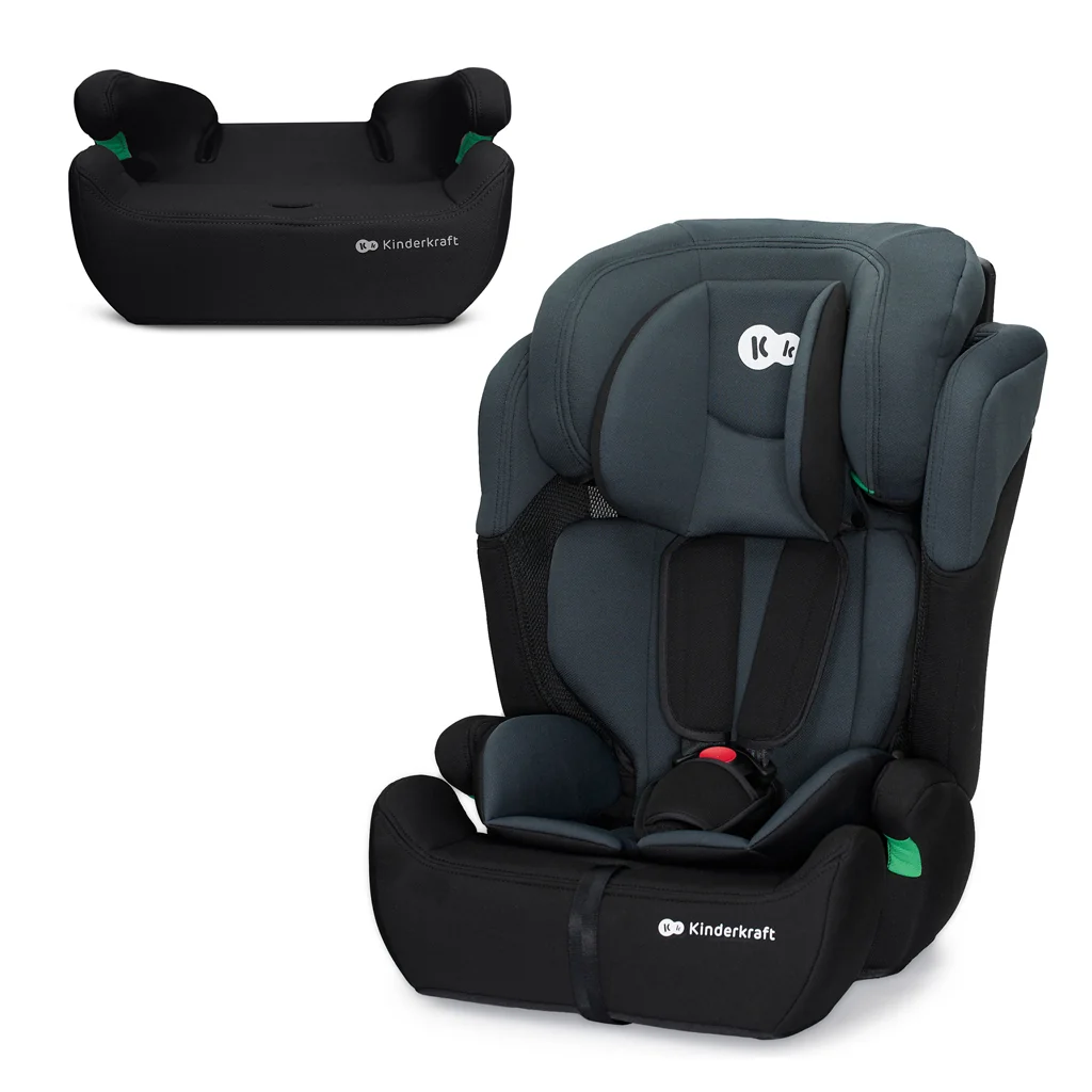 KINDERKRAFT Autosedačka Comfort up i-size black (76-150 cm) 1×1 ks, autosedačka