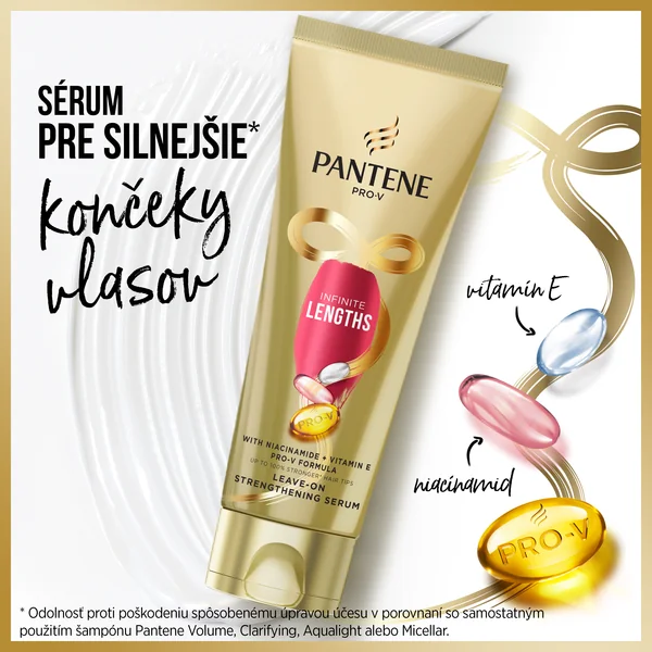 Pantene Pro-V Posilňujúce Sérum, Infinite Long 1×200 ml, bezoplachové sérum