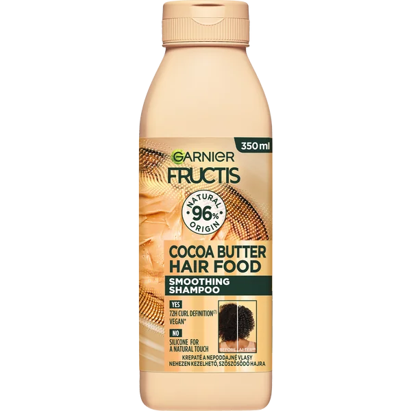 Garnier Fructis Hair Food Cocoa Butter uhladzujúci šampón, 350 ml