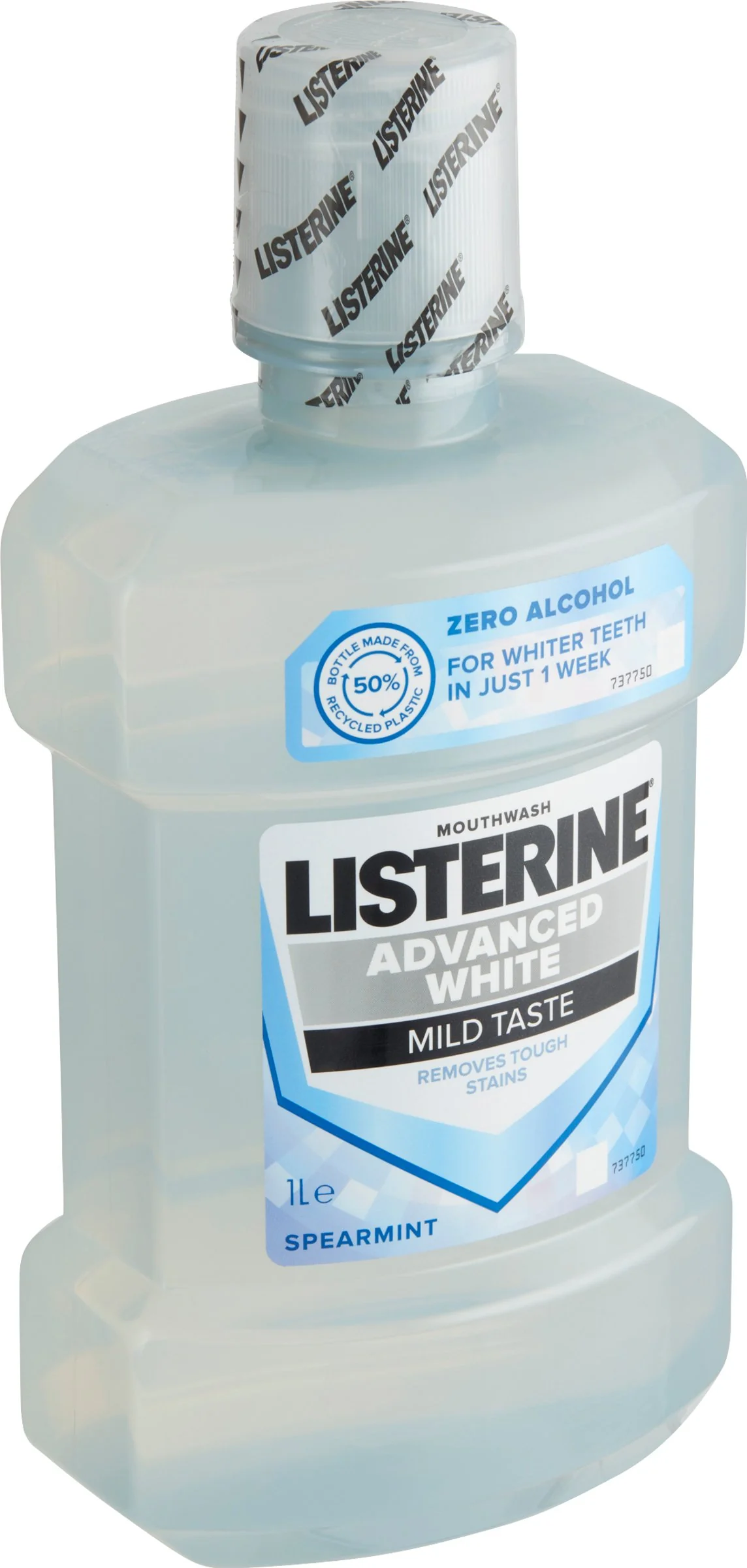 Listerine® Advanced White Mild Taste 1×1 l, ústna voda