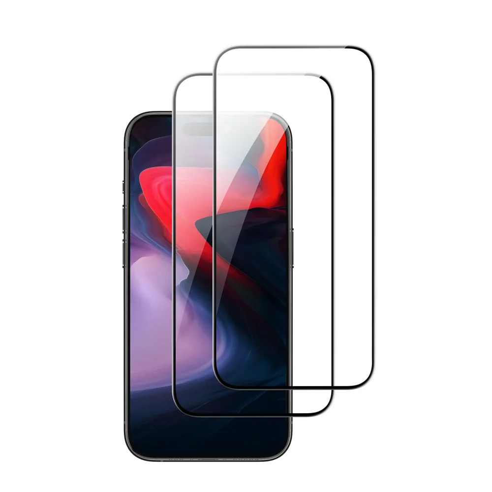 ESR Screen Protector 2x ochranné sklo na iPhone 15 Pro, čierne 