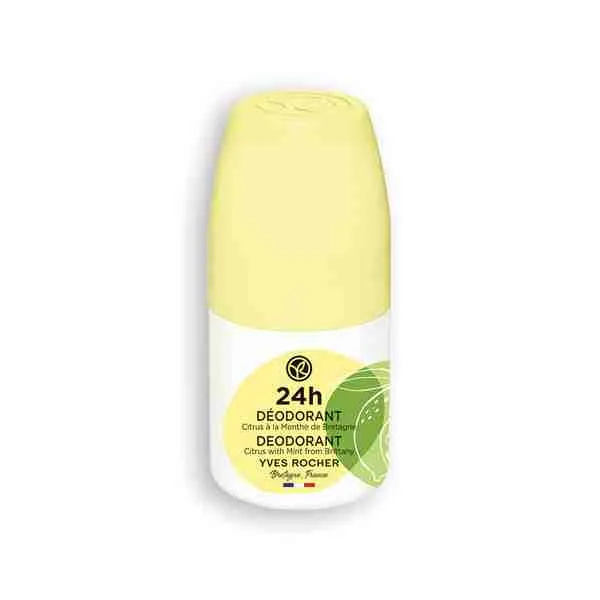 Yves Rocher Dezodorant 24 h Citrus s mätou 1×50 ml, dezodorant