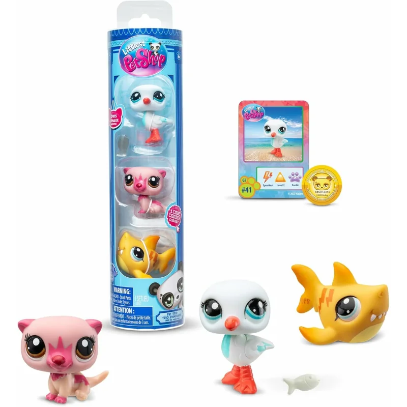 Littlest Pet Shop Trio In Tube - Set 3 figúrok v tube LPS00550