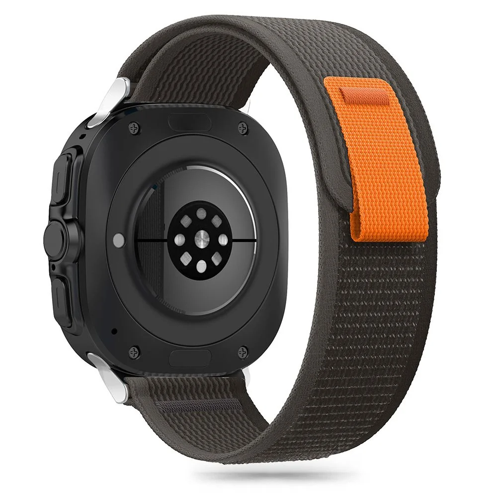 Tech-Protect Nylon remienok na Samsung Galaxy Watch Ultra 47mm black/orange